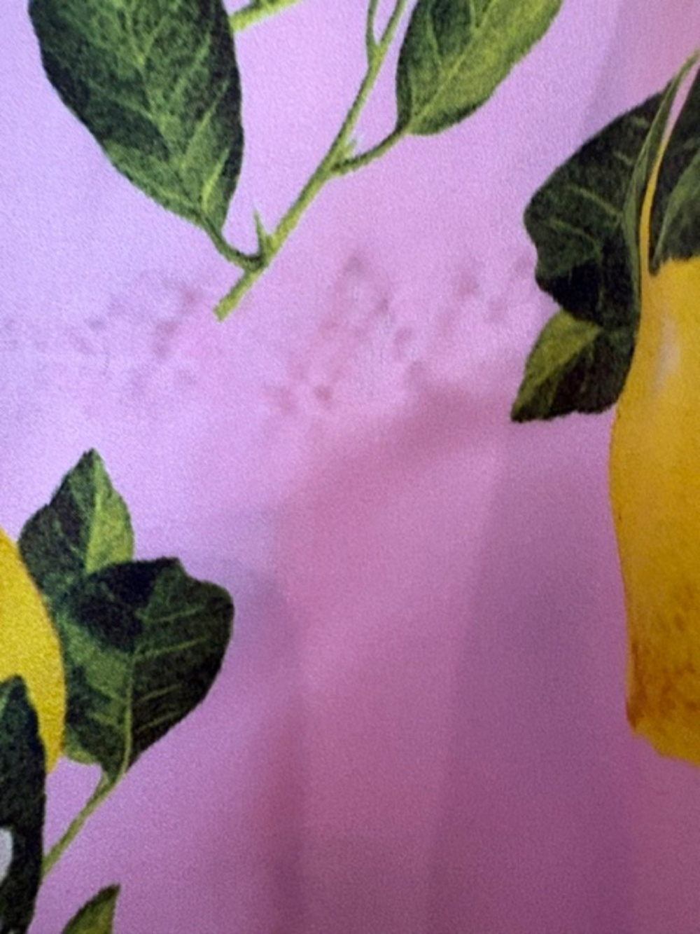 L'Agence 100% silk lemon floral button down blouse. - Picture 10 of 12